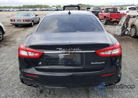2017 Maserati Quattroporte S z USA, uszkodzony, nr VIN ZAM56RPS7H1236842
